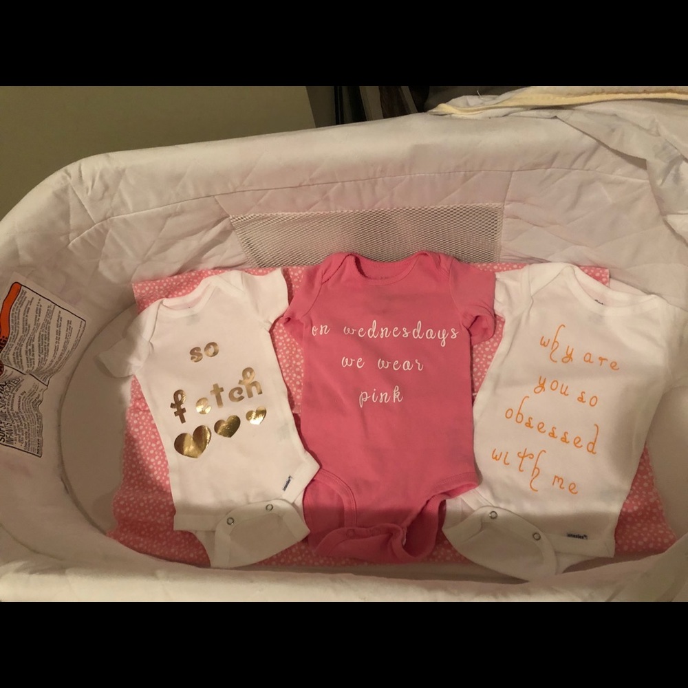 Mean girls inspired onesies